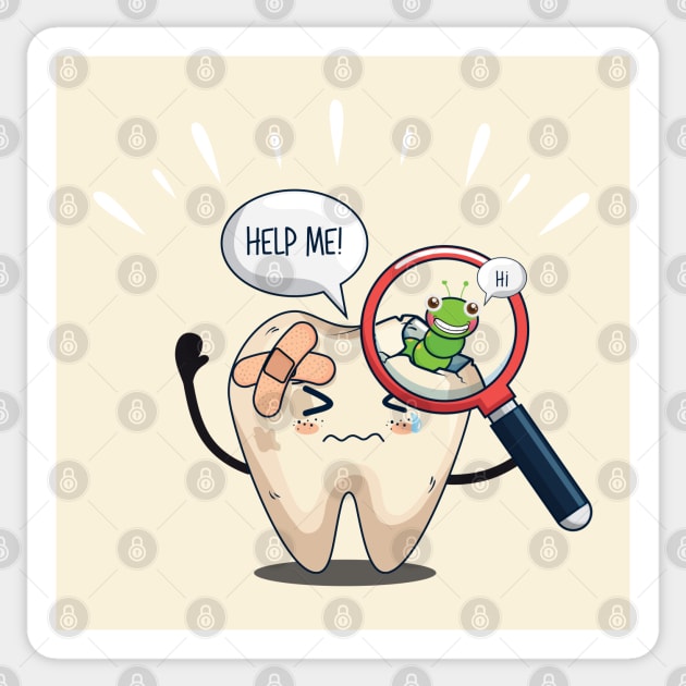 Help me! Sticker by OrangeFox